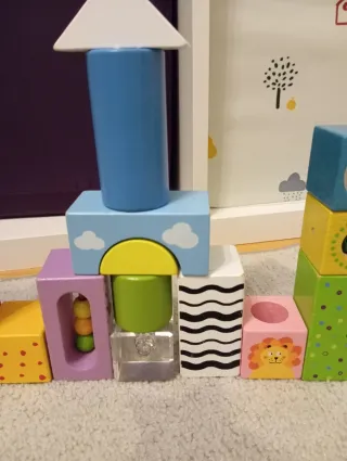 Bloques sensoriales de madera