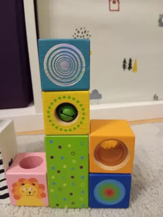 Bloques sensoriales de madera