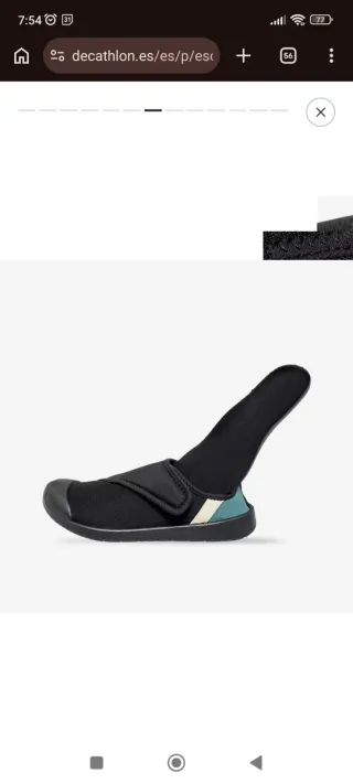 Escarpines niño Decathlon T. 30-31. Fácil de poner