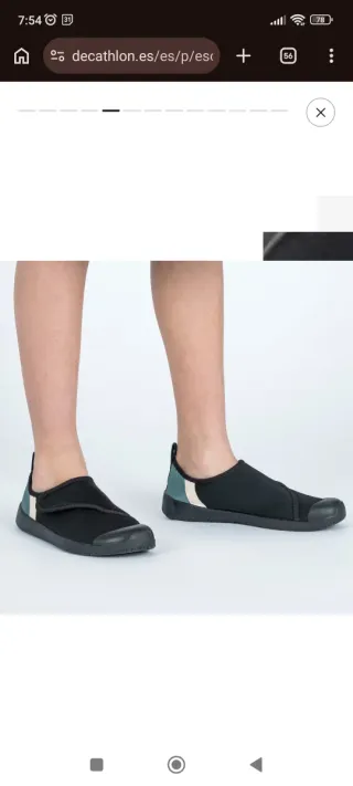 Escarpines niño Decathlon T. 30-31. Fácil de poner