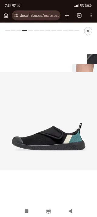 Escarpines niño Decathlon T. 30-31. Fácil de poner