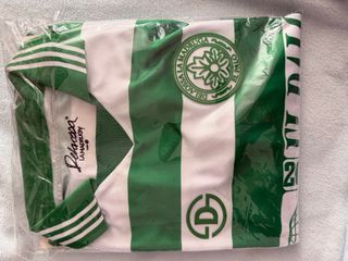 Camiseta manga larga Delaossa verde y blanca