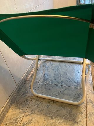 Silla plegable Ikea verde