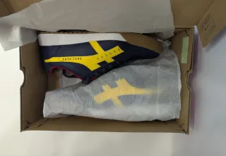 Zapatillas Skechers Urbanas Azul y Amarillo