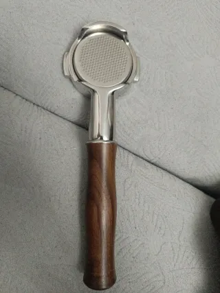 Portafiltro café madera