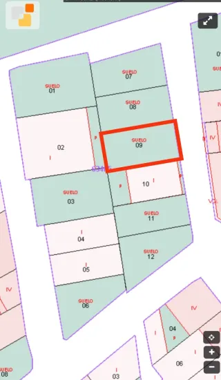 Solar urbano en Santa Comba