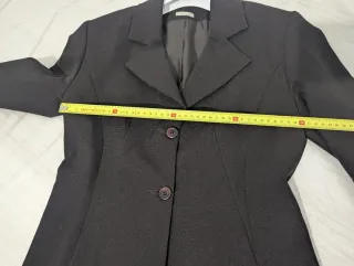 Blazer Combipel marrone moka tg S/M elegante chic