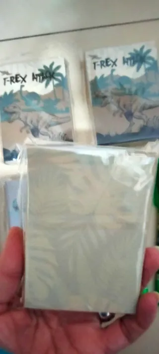 Lote 6 bolígrafos y 6 libretas T-Rex