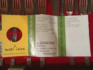 Set posate antiche mai usate con garanzia