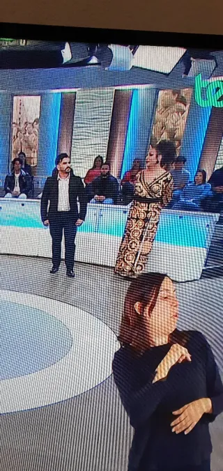 Vestido Largo Estampado Barroco XL