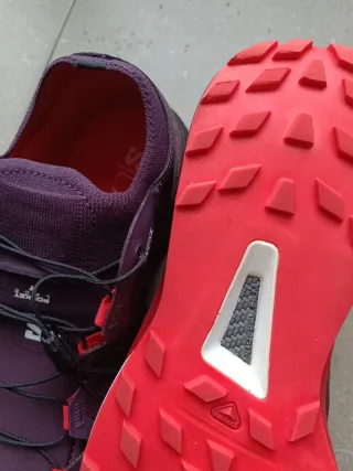 Zapatillas Salomon Morado/Rojo