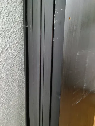 Estantería modular negra Ikea