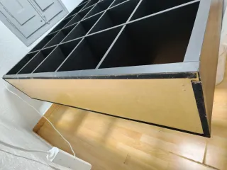 Estantería modular negra Ikea