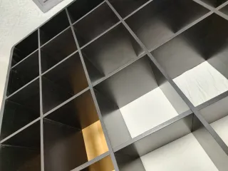 Estantería modular negra Ikea