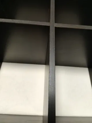 Estantería modular negra Ikea