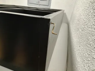 Estantería modular negra Ikea