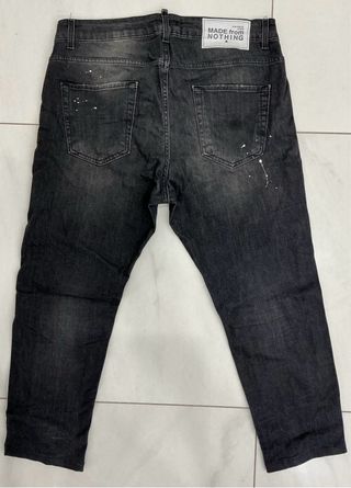 Felpa e jeans neri felpa XXL jeans 54