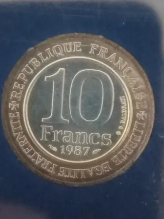🇫🇷 Set 10 Francs Argent 1987 Millenaire Capetien