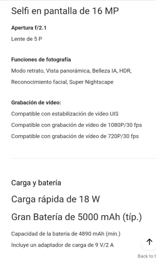 Realme 8 conectividad 5G - 4/64GB