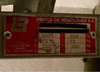 Remolque para 1 moto iberica remolque