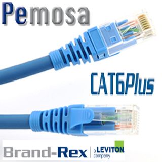 100 Cavi Rete Brand-Rex Cat.6 Blu UTP 2m