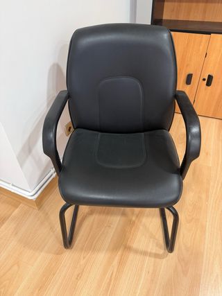 Sillón negro de oficina