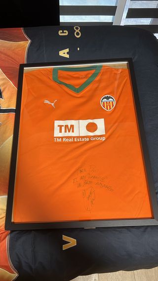 Camiseta Valencia Firmada Juan Sánchez