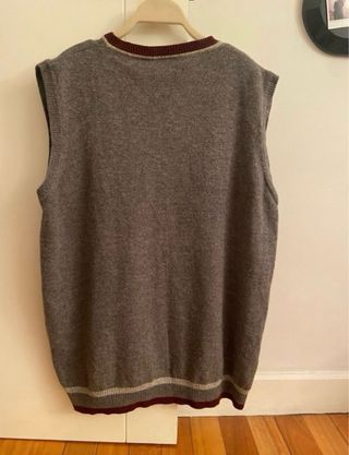 Chaleco Lacoste Gris Talla Única