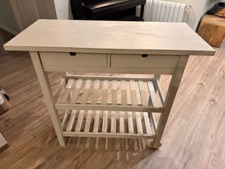 Carrito auxiliar madera forhoja.