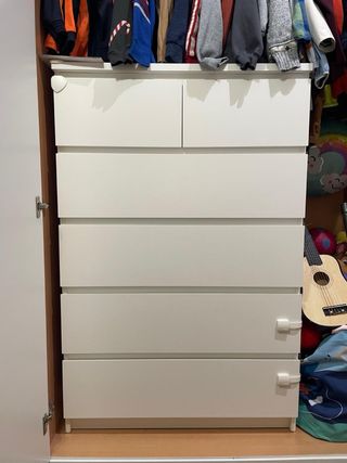 Cómoda Malm Ikea Blanca
