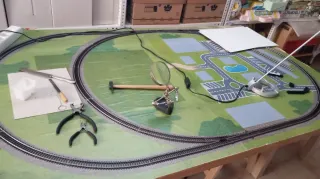 Mesa Maqueta Tren H0