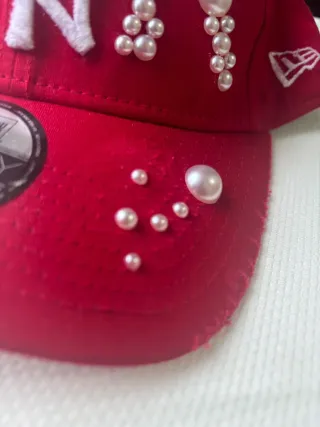 Cappello New Era Rosso Personalizzato Perle