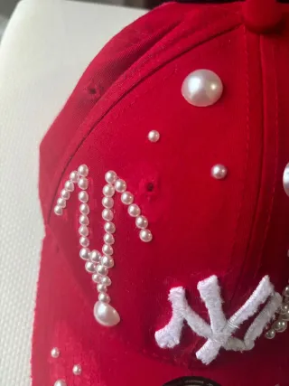 Cappello New Era Rosso Personalizzato Perle
