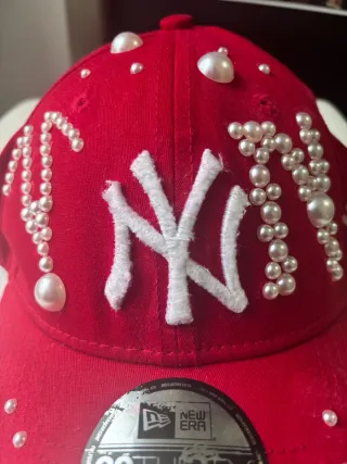 Cappello New Era Rosso Personalizzato Perle