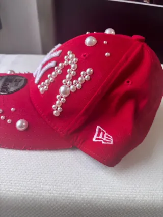 Cappello New Era Rosso Personalizzato Perle