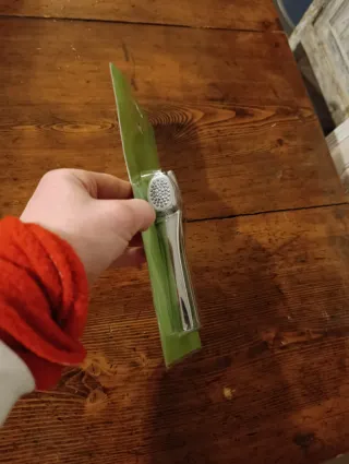 Spremi aglio in acciaio Made in Italy