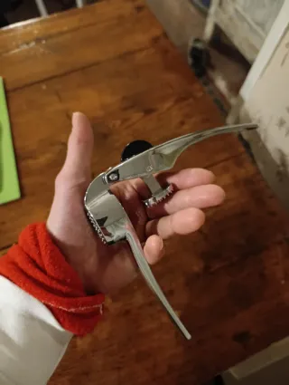 Spremi aglio in acciaio Made in Italy