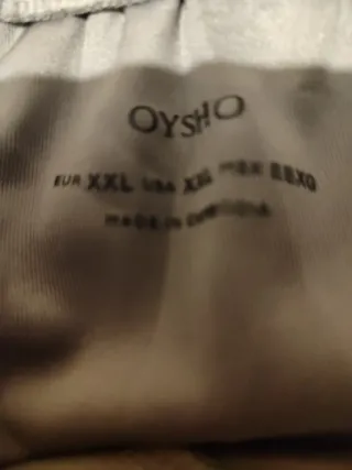 Pantalón chándal Oysho gris