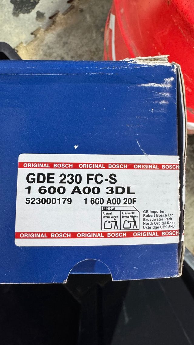 Accesorio aspiración Bosch GDE 230 FC-S