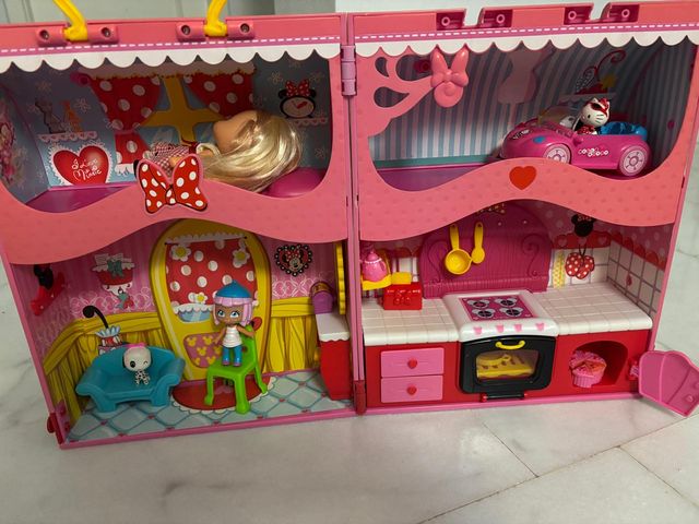 Super Pack Casa Maletín Minnie Mouse+Barriguitas+