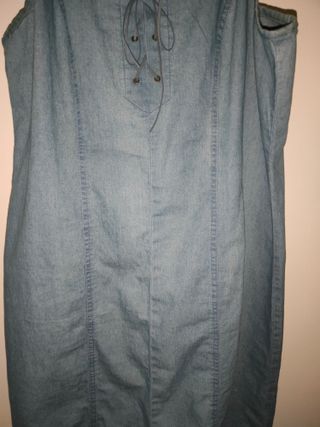 (SOLO por envío) Vestido tejano tirantes mujer