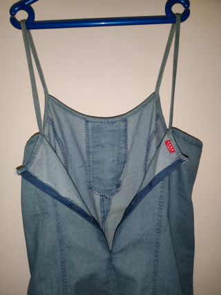 (SOLO por envío) Vestido tejano tirantes mujer