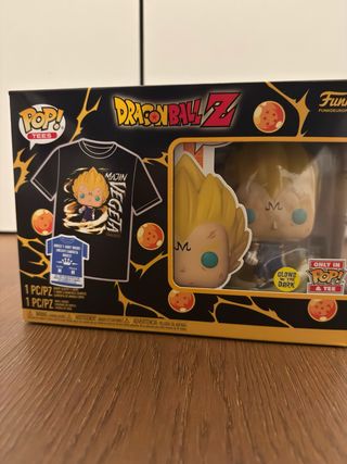 Funko Pop! Dragon Ball Z Majin Vegeta & T-Shirt