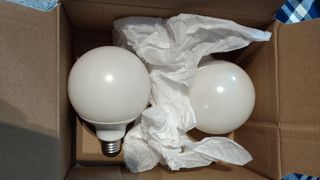 Lámparas Globo Blancas