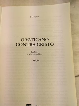 Livro "Vaticano Contra Cristo" - CXL4