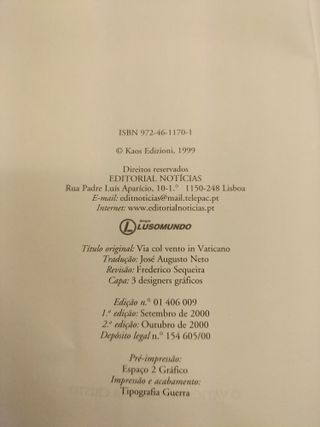 Livro "Vaticano Contra Cristo" - CXL4