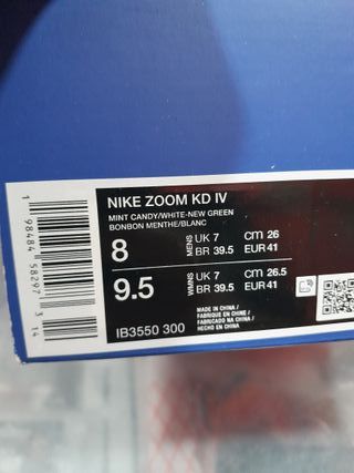 Nike Kevin Durant KD 4 Easter - Talla 41