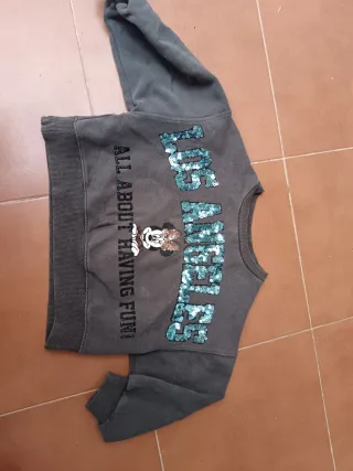 Sudadera niña Zara con lentejuelas
