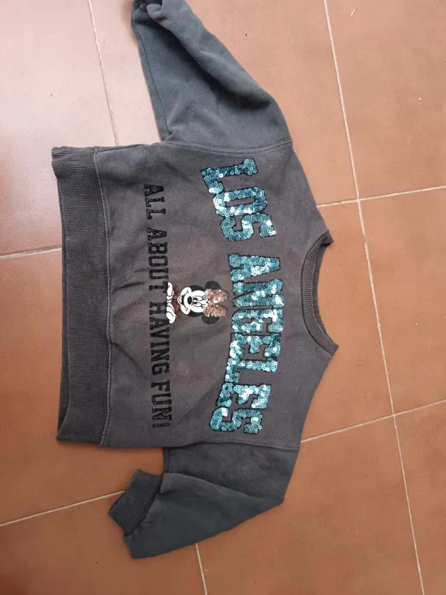 Sudadera niña Zara con lentejuelas