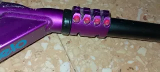 Patinete freestyle morado y negro